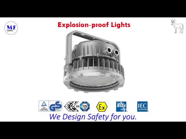 Factory Price 400W ExplosionProof Flood Light IECEx ATEX Die-casting Aluminum IP66 IK08 Beam Angle Optional Oil Gas Chemical Hazard Industry LED Explosion Proof Light