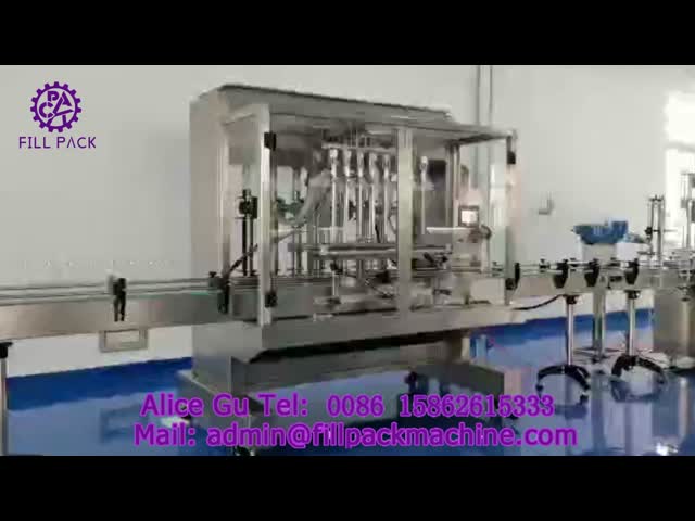 2344 J18 Servo Piston Pump 8-Head Filling Machine