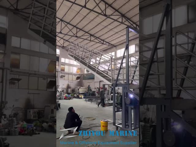 Aluminum Alloy Steel Marine Boarding Ladder Strong Bearing Safety Boat Ladder
