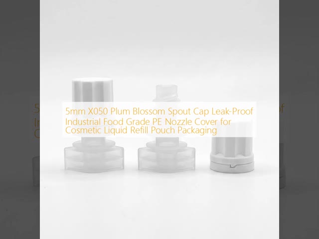 Portable Durable PE Plastic Screw Cap 22mm Inner-Dia Spout Lids for Spouted Pouches Disc Cap 18mm 28mm for Beverage Products