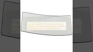 Custom Capacitive Touch Screen modules designed for easy integration and consistent performance in commercial electronics