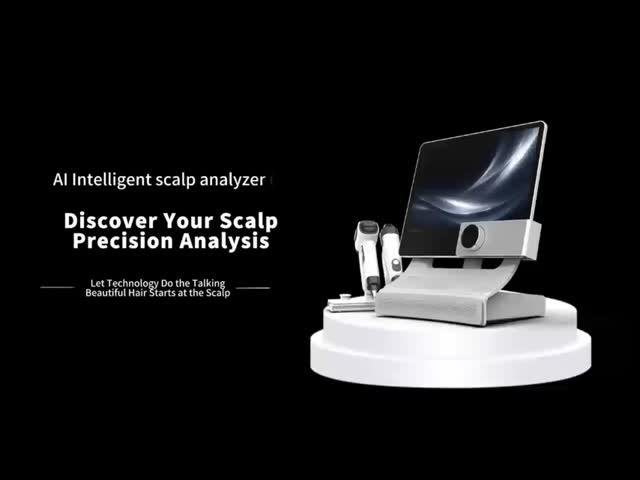 Al Smart Scalp Analyzer Skin Scanner All in One Touch Interaction Scalp Facial Device