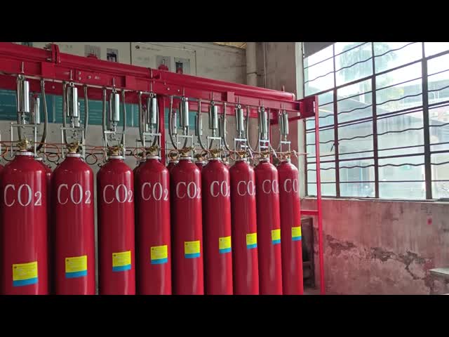High Pressure CO2 Fire Suppression System for Electrical Substation Safety