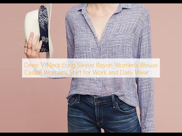 Eco-Friendly Quick Dry Anti-Wrinkle Women Blouse Long Sleeve Shirt for Work
