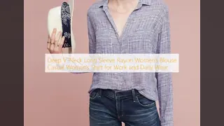 Eco-Friendly Quick Dry Anti-Wrinkle Women Blouse Long Sleeve Shirt for Work