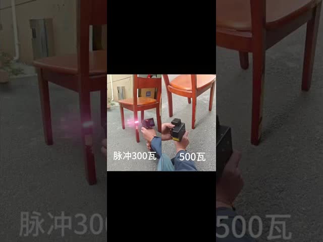 laser cleaning machine removing paint from wood 300w 500w