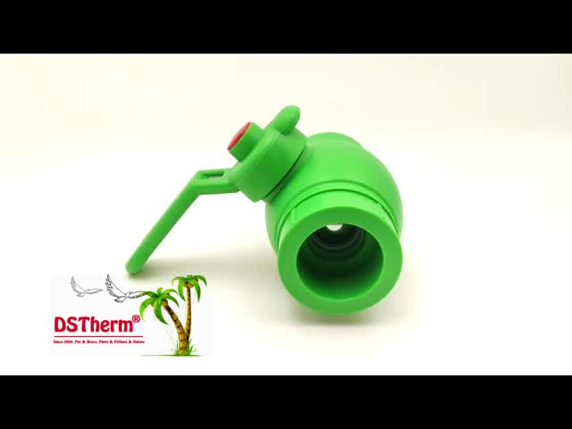 PPRCT Ball Valve PPR Brass-Ball Valve With Iron Handle PN25 20-63mm Customizable