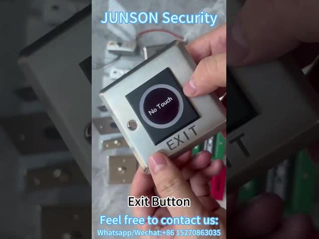 Infrared Sensor No Touch Exit Push Button Door Release Switch 5 Wire