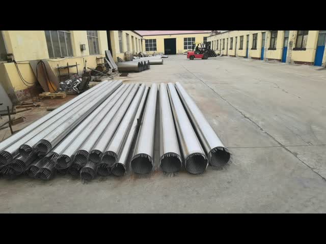 Good Heat Dissipation Wedge Wire Screen Panels For Water Process / Fluid Treatment