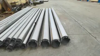 Good Heat Dissipation Wedge Wire Screen Panels For Water Process / Fluid Treatment
