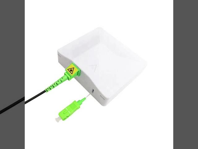 FTTH SC Invisible Fiber Optic Wall Outlet Transparent 900um G657A G657B3 40Meter