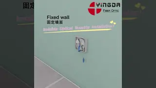 FTTH SC Invisible Fiber Optic Wall Outlet Transparent 900um G657A G657B3 40Meter