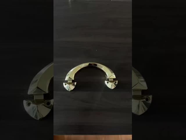 Gold Zinc Alloy U Shape Metal Bag Handle TX-F03, Decorative Arch Hardware Replacement Pull Handle 