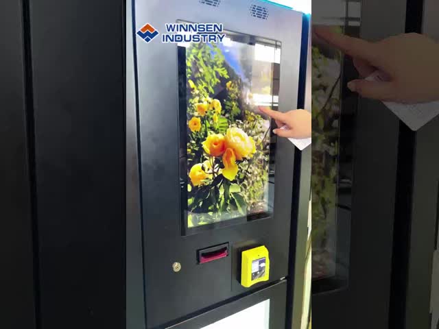 Winnsen Custom Automatic Flower Vending Machine, Multi Payment Method With Fresh Keeping Function