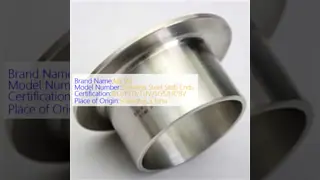ASTM A403 Stainless Steel Stub Ends Corrosion Resistant Butt Weld Pipe Fittings for Petrochemical