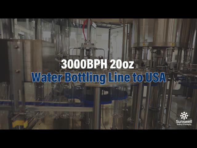 Advanced 2000bph 20oz Water Filling and Capping Line Solutions
