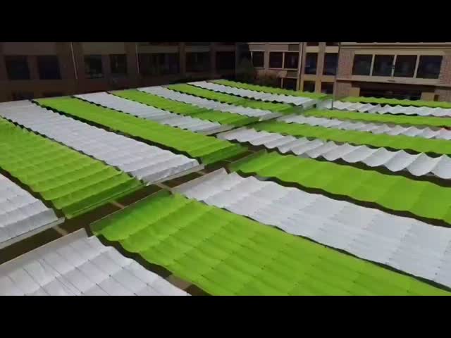 Outdoor sliding wave sunshade canopy with HDPE fabric for sun protection and shading