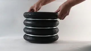S-500-4/S-500-4R YOKOHAMA Air Spring Replacement 500mm Nominal Diameter Rubber Air Bellows