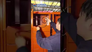 Winnsen Smart Parcel Locker with Electronic Lock and 15.6