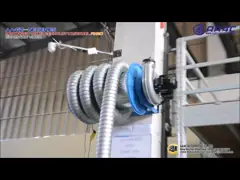 High Temp Vehicle Exhaust Extraction System Motorized / Manually With Fans