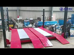 Four Post Vehicle Lift Hydraulic Double Cylinder 4T Capacity For Parking