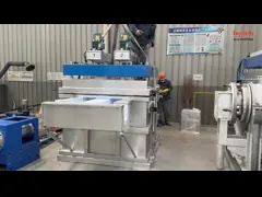 Graphite Rotor Aluminum Degassing Machine 45KW 750 Deg Launder Type