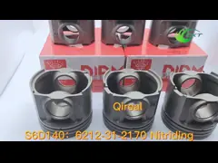 Komatsu Excavator Engine Parts Piston Overhaul Kit Pin Circlip For S6D140