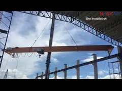 Electric Single Girder Overhead Cranes 16 Ton European Standard For Material Handling