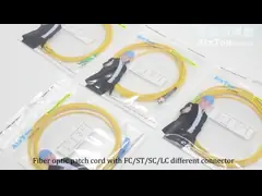 Single Mode Fiber Optic Patch Cord Jumper High Tensile Strength