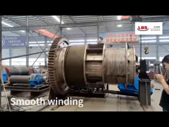 Duplex Lbs Gearmatic Grooved Winch Drum Winds Smoothly Without Biting Rope