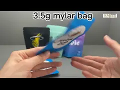 3.5G 7G 14G 28G Custom Mylar Bags Stand Up Pouches For Weed Packaging