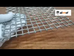 Fil serti par replis tissé par 3m Mesh Panels ASTM A853 d‘acier inoxydable de longueur