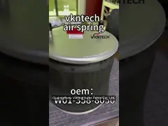 Pedernal W01-358-8755 Goodyear 1R13-124 VKNTECH 1K8755 del muelle suspendedor del aire del remolque S22045 HK190T de Hendrickson