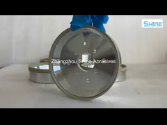 150mm 6A2 Vitrificato Bond Diamond Wheel per PCD CBN Strumenti di macinatura