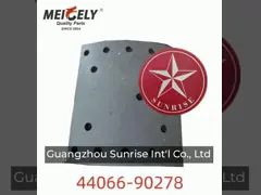 44066-90278 Rivestimento dei freni 44066-Z5001 Tipo standard per camion Dongfeng