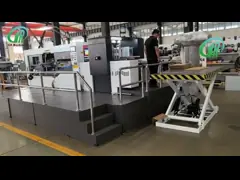 세미 자동차 1060년 물결모양 통은 부조세공을 하는 크리징을 펀칭하는 기계 플래튼을 다이 컷합니다