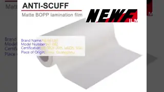 350mm 30mic αντι-γρατζουνίζουν τη στιλπνή ταινία ελασματοποίησης BOPP θερμική για την εκτύπωση και τη συσκευασία