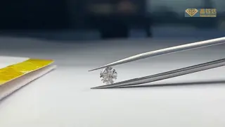 Rundschnitt Labor gewachsene Reinheit des Diamant-DEF der Farbesi1 SI2 1 Karat