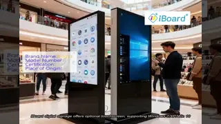 Venda em quente Opcional touchscreen habilitado sinalização digital com suporte a Windows 7 ou Windows XP Projetado para atrair apresentações visuais corporativas