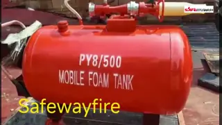 500L Fire Protection Mobile Foam Cart Foam mobile tank for Fire Fighting